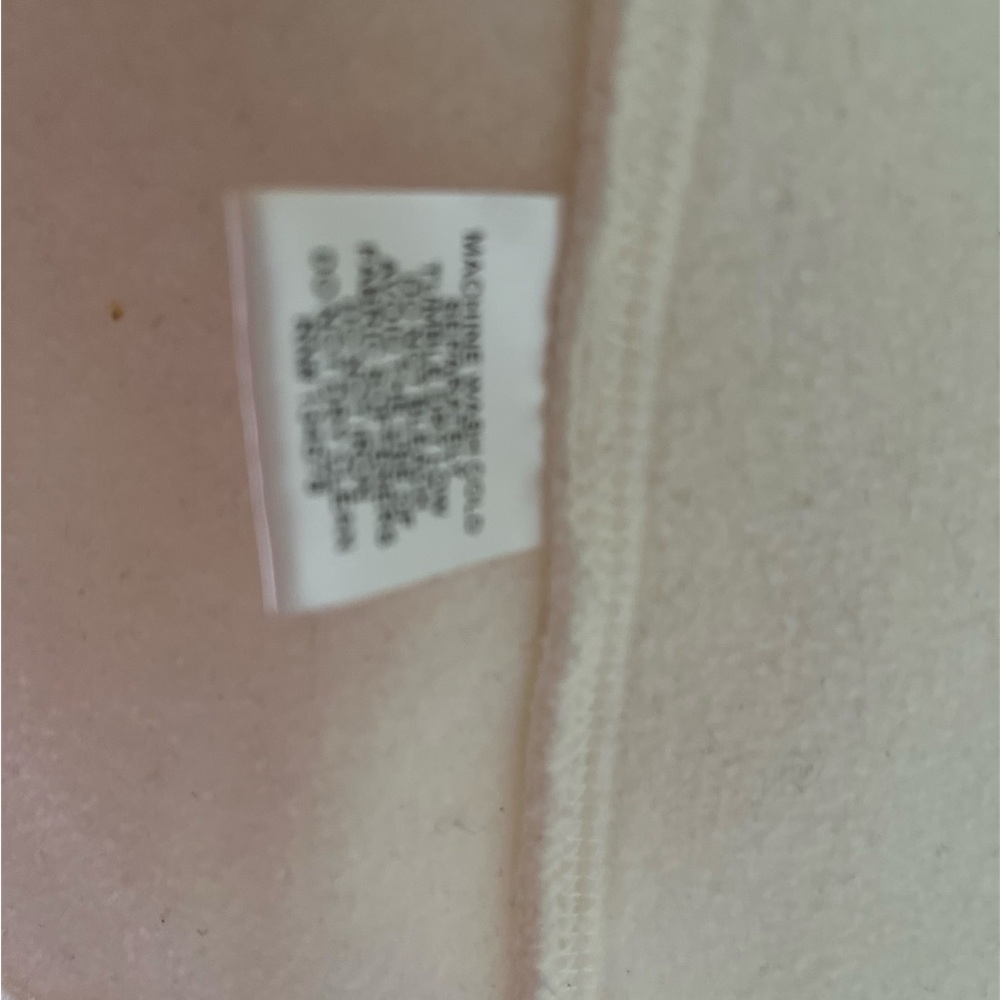 Vineyard Vines Off White Cream Fleece Vest Jacket Size Medium - Picture 9 of 9